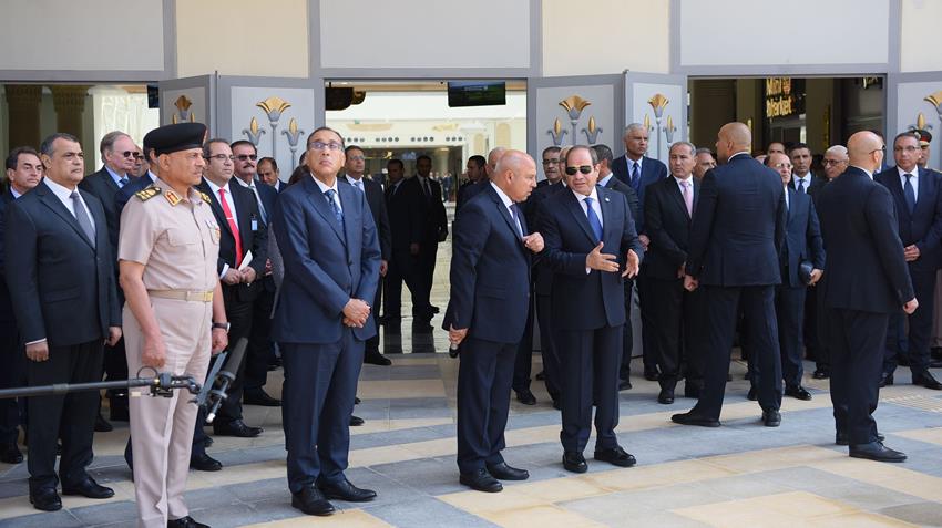 El-Sisi inaugurates Bashteel Railway Station